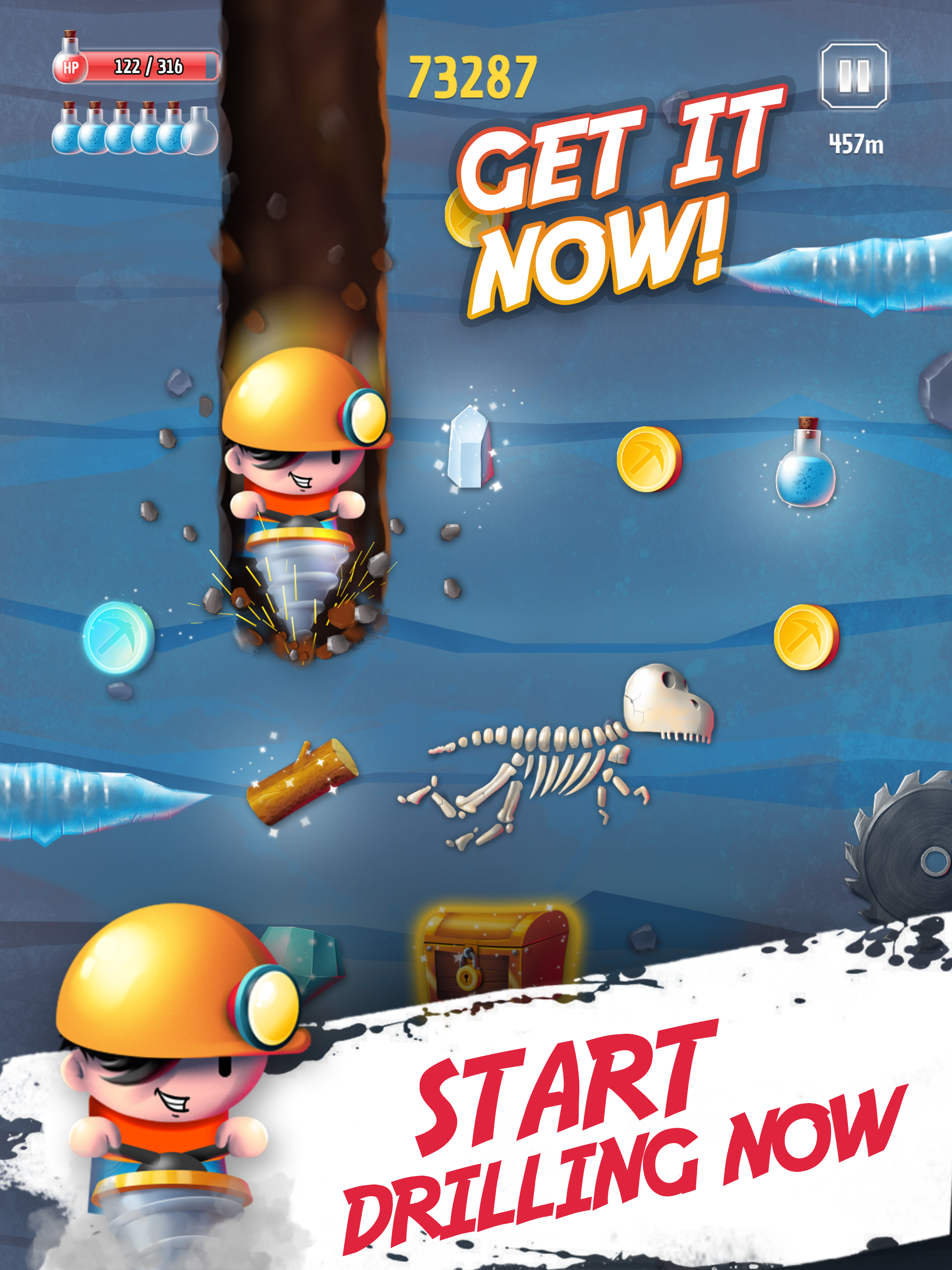 Tiny Miners Game Screenshot