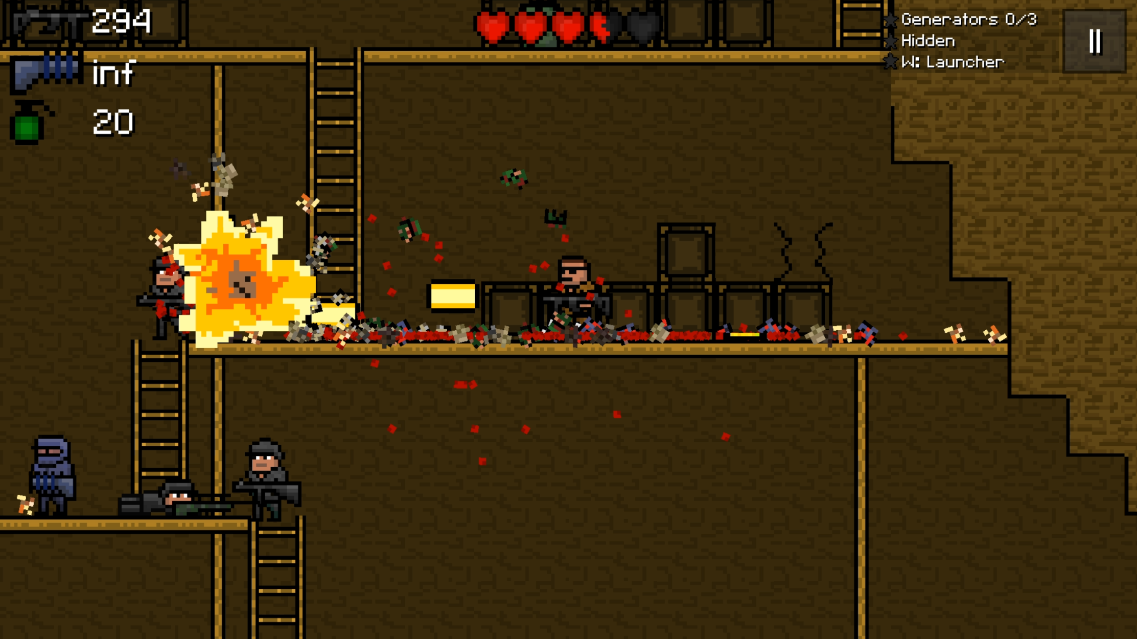 Pixel Force 2 Game Screenshot