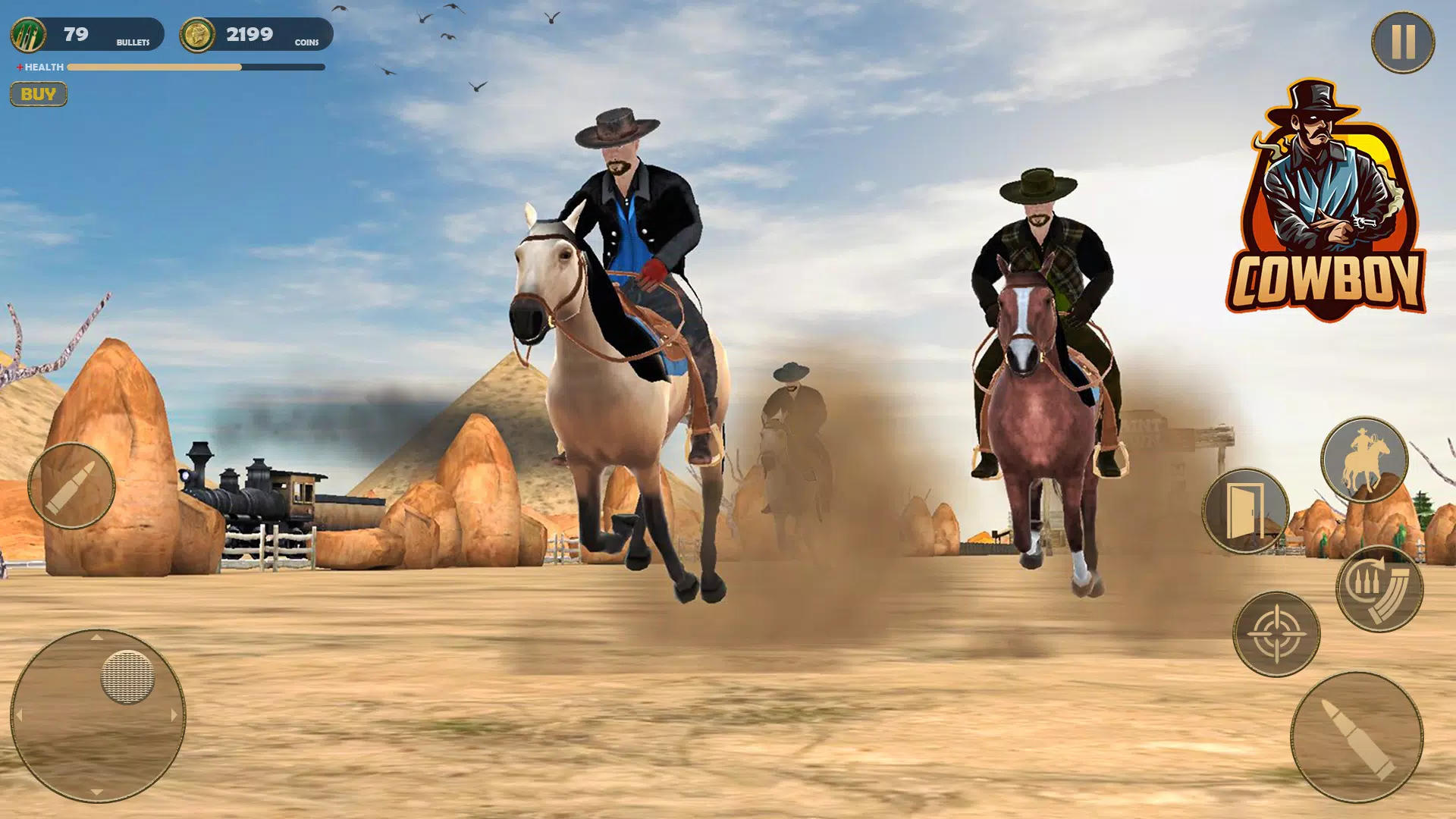 West Gunfighter: Horse Riding Game Screenshot