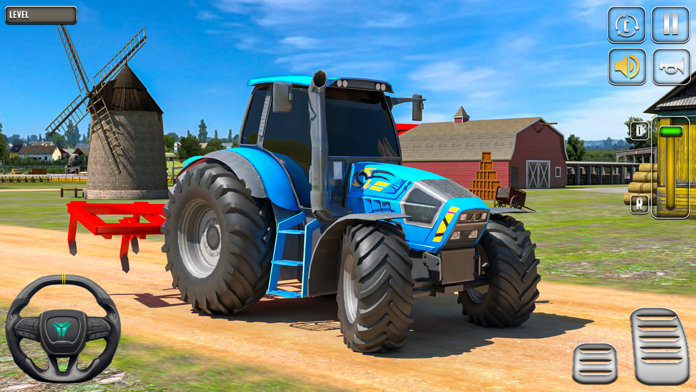 Скриншот игры Tractor Trolly Framing Games