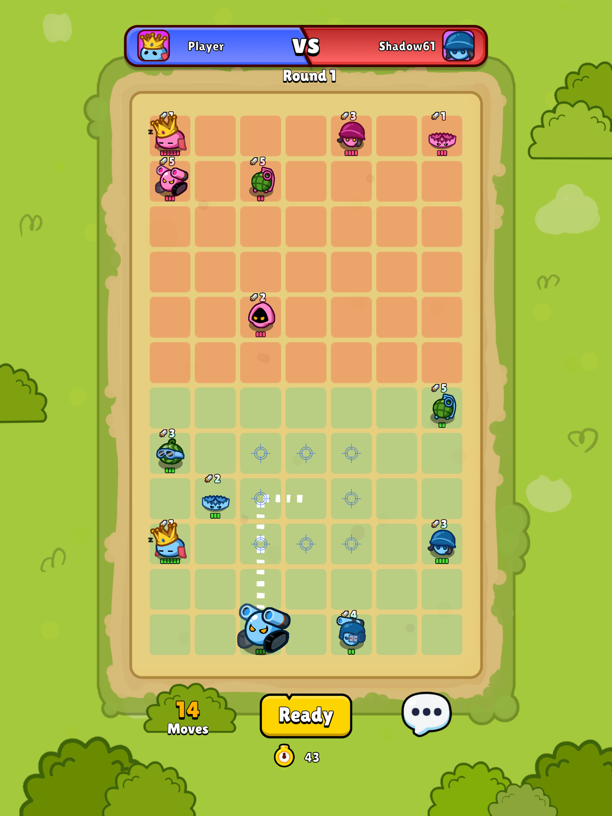 Captura de Tela do Jogo Grid Kings: Move or Die