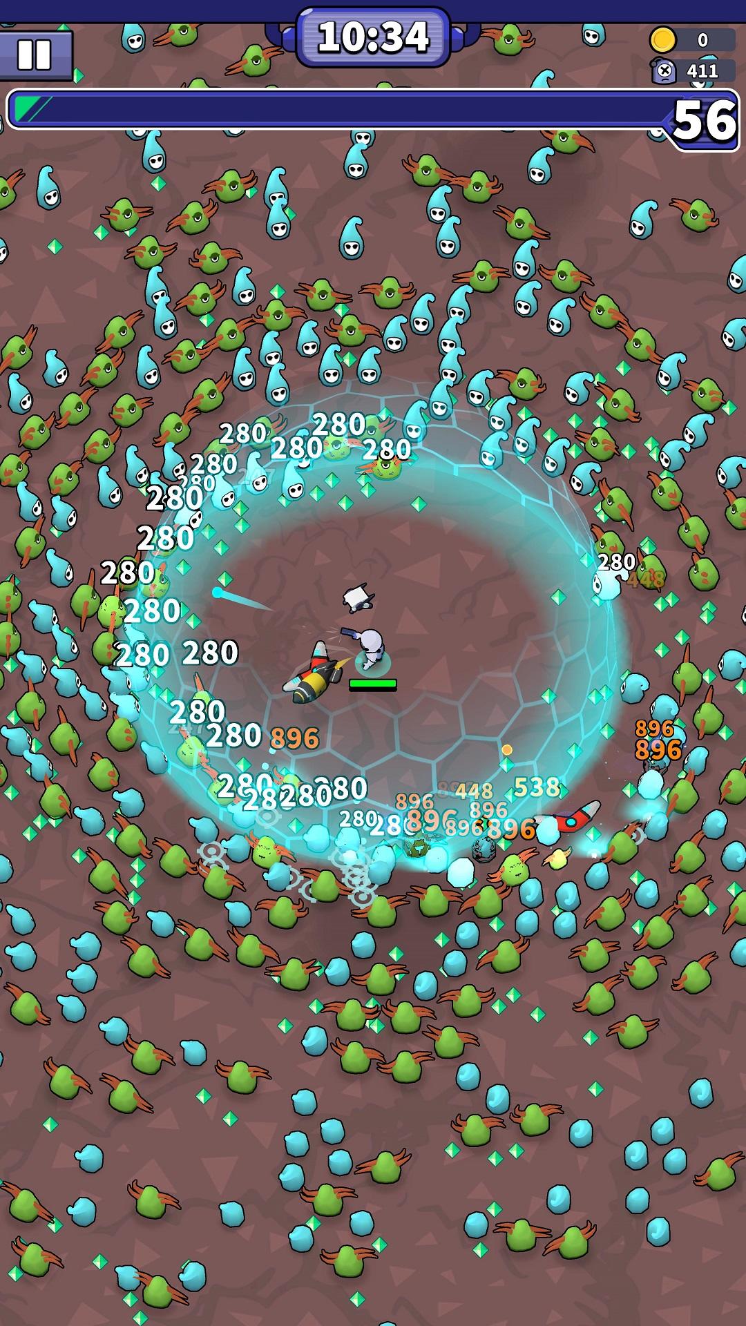Screenshot of Last Survivor: io Space Battle