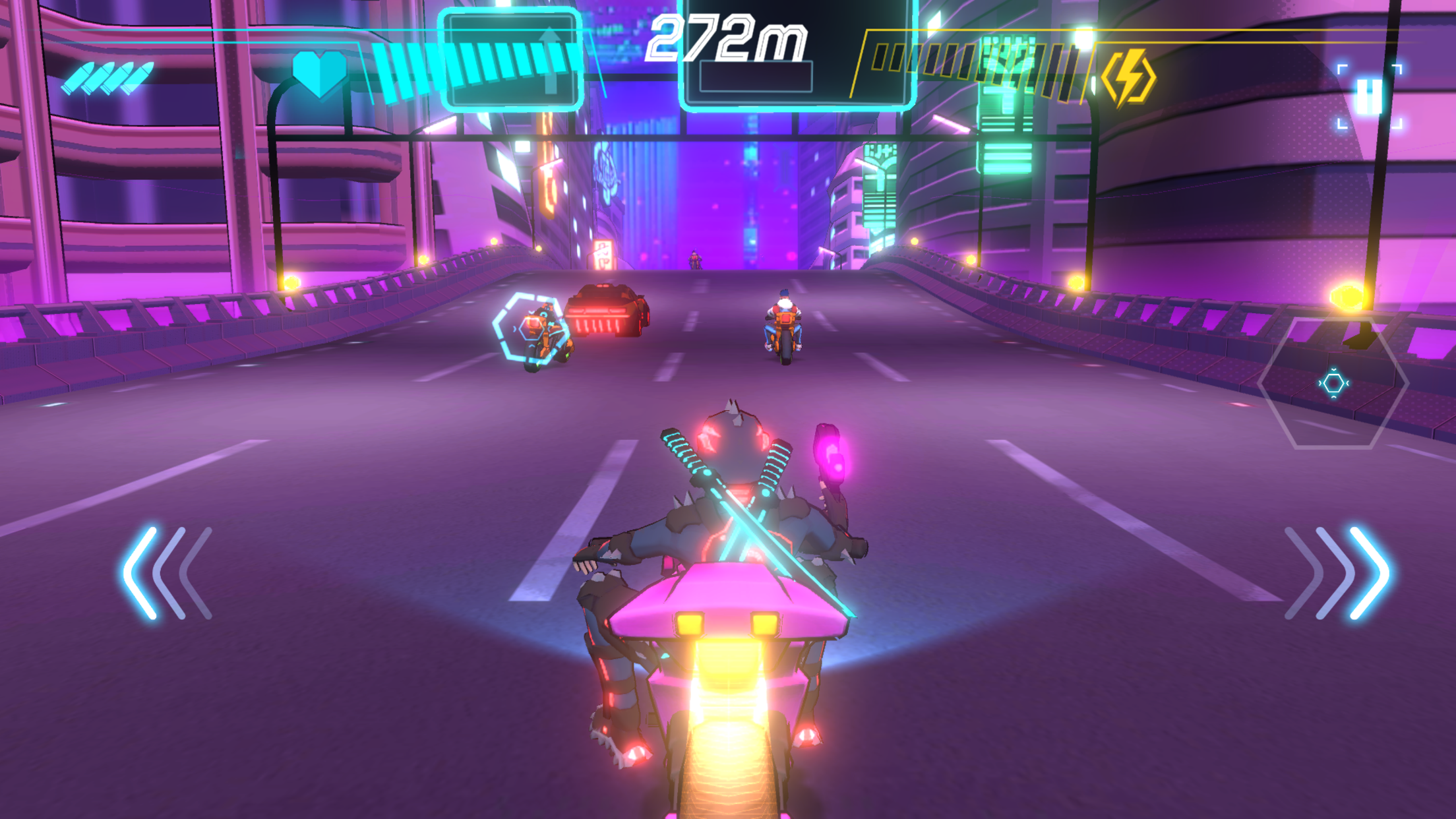 Neon Riders Game Screenshot