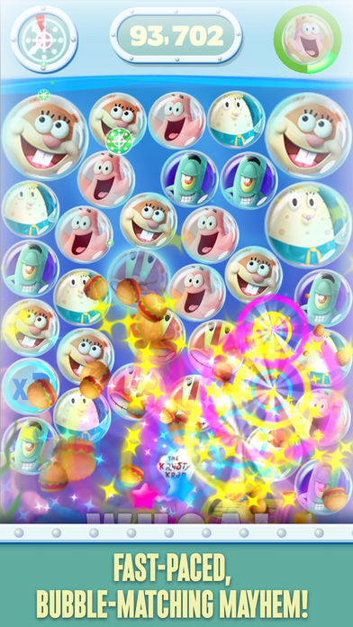 SpongeBob Bubble Party ภาพหน้าจอเกม