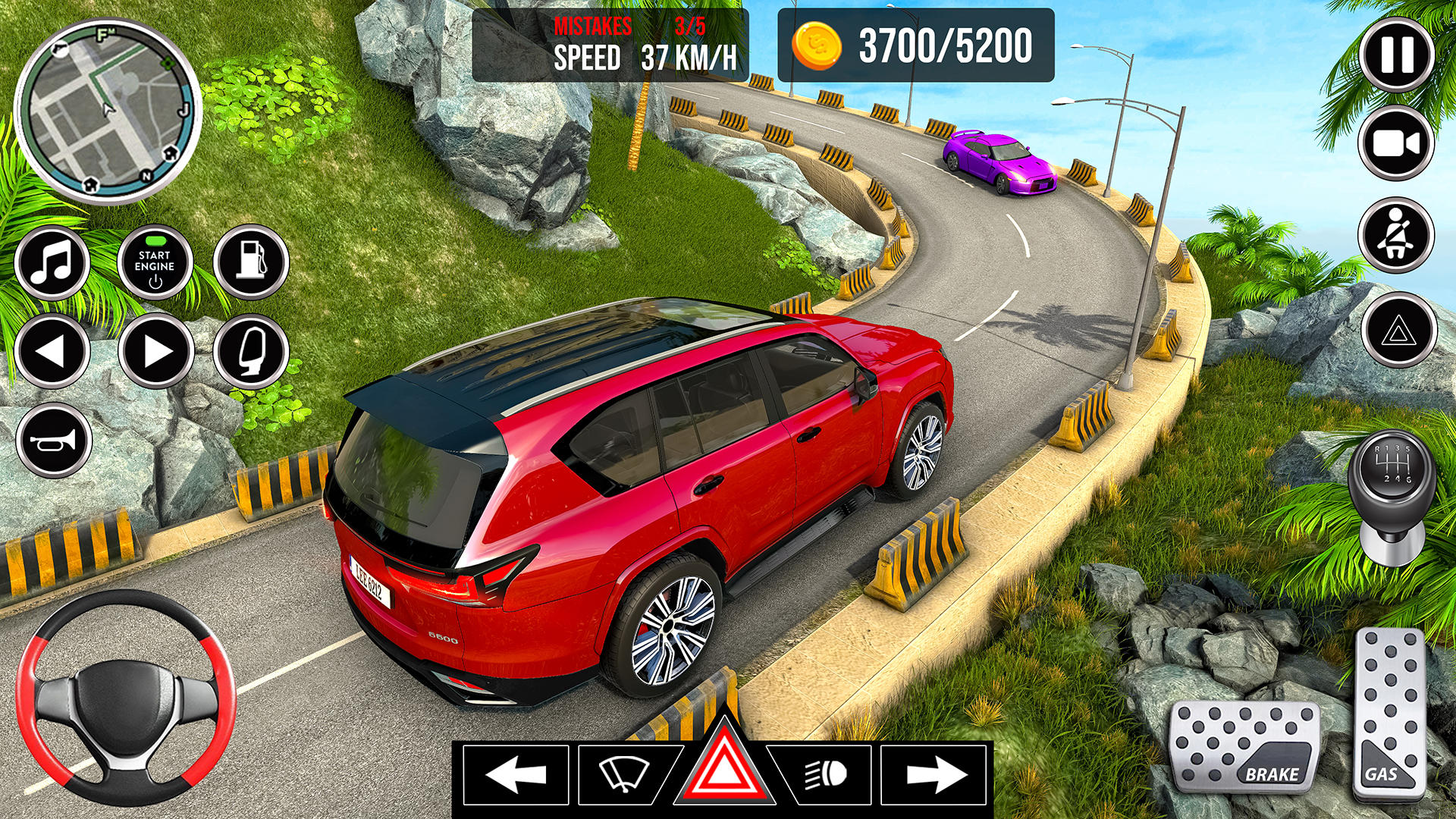 Real Car Games Driving School Game Screenshot