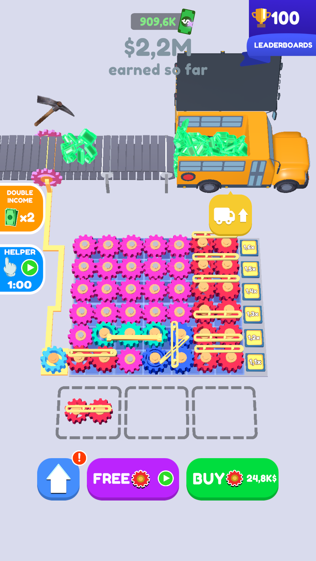 Gears Idle Hero Game Screenshot