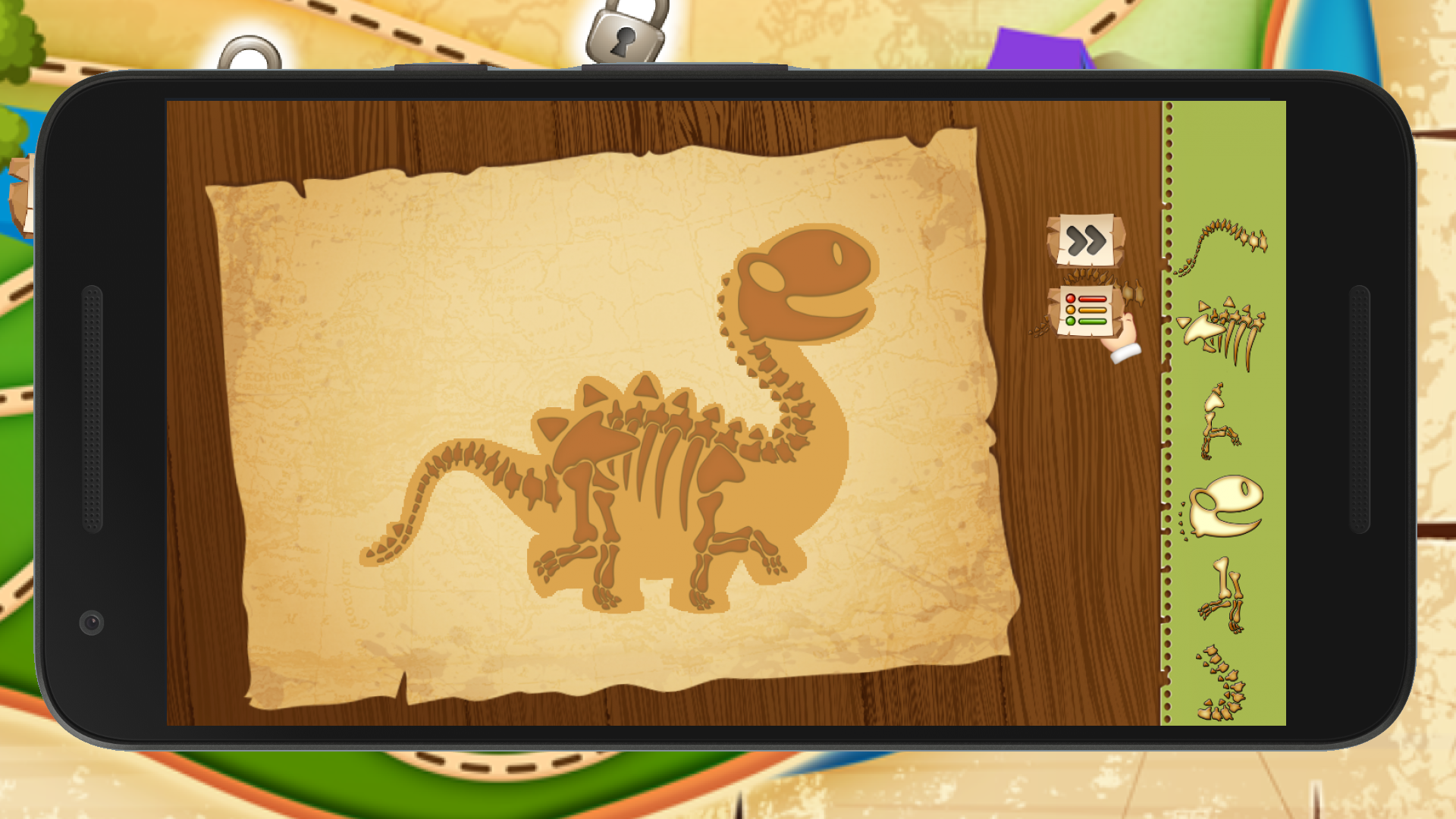 Dinosaur Bones Hunter ภาพหน้าจอเกม