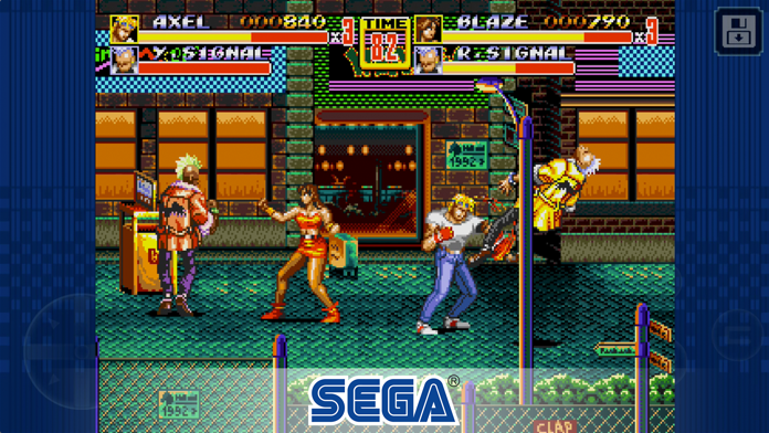 Streets of Rage 2 Classic Game Screenshot