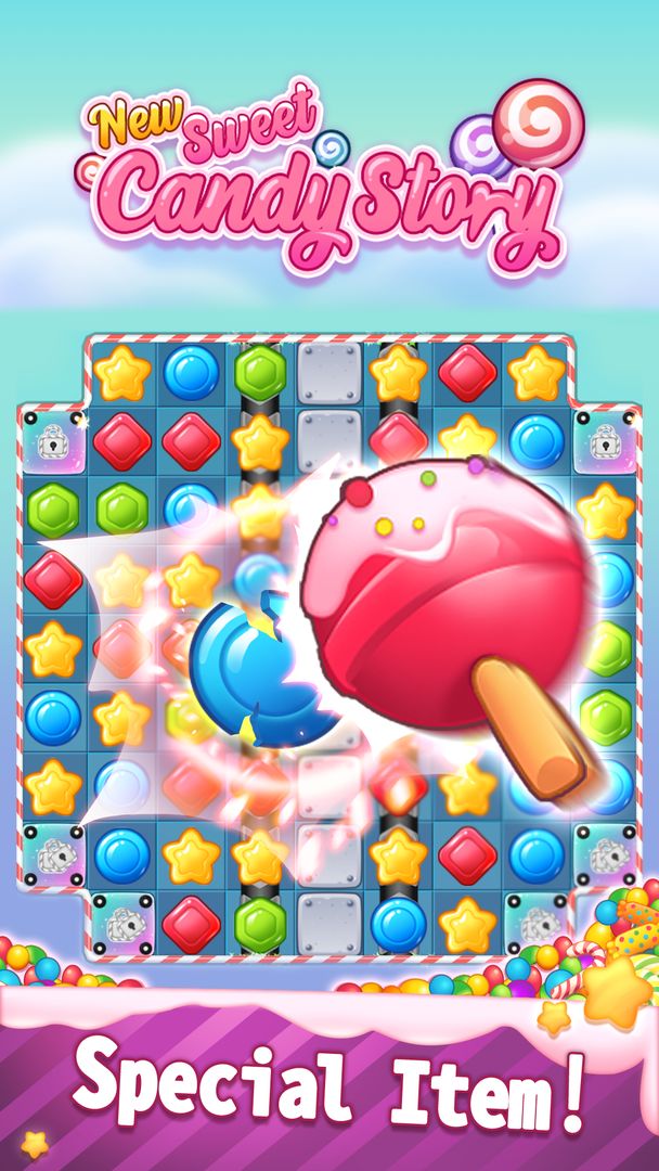 New Sweet Candy Story: Puzzle Master遊戲截圖