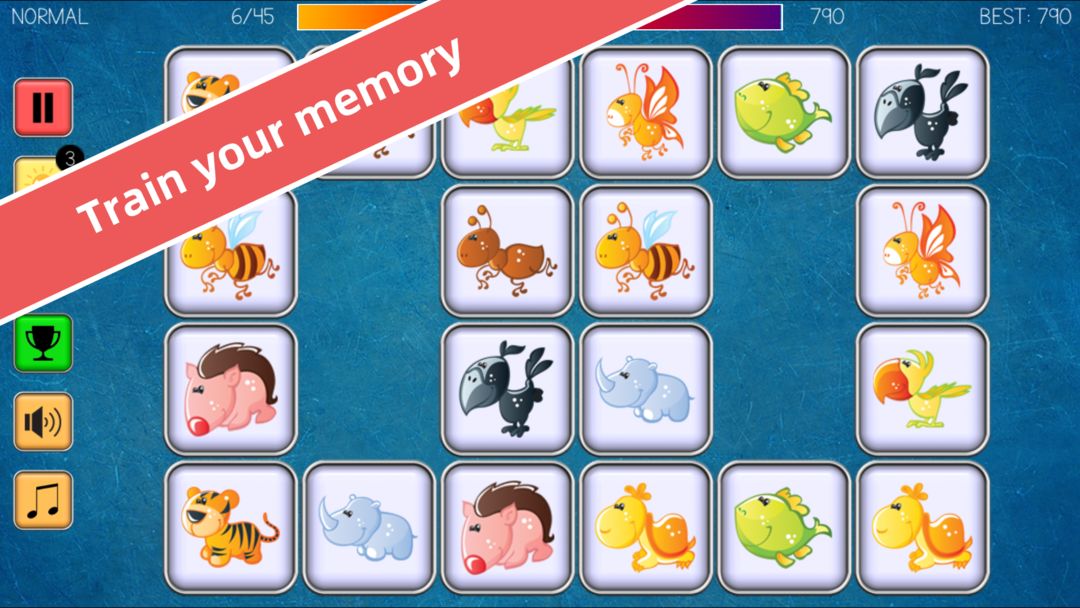 Onet Animal Free-클래식 캐주얼 퍼즐 라인 게임 게임 스크린 샷
