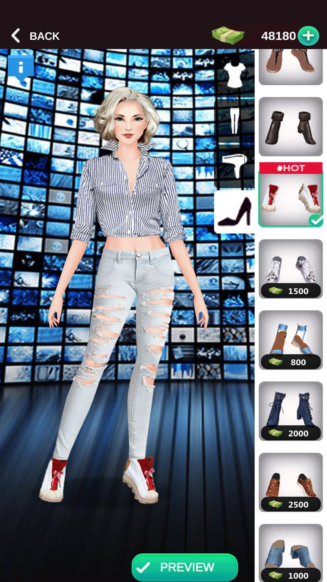 princess polly baby blue dress This New Indie Game Brings Us Back to the Y2K 