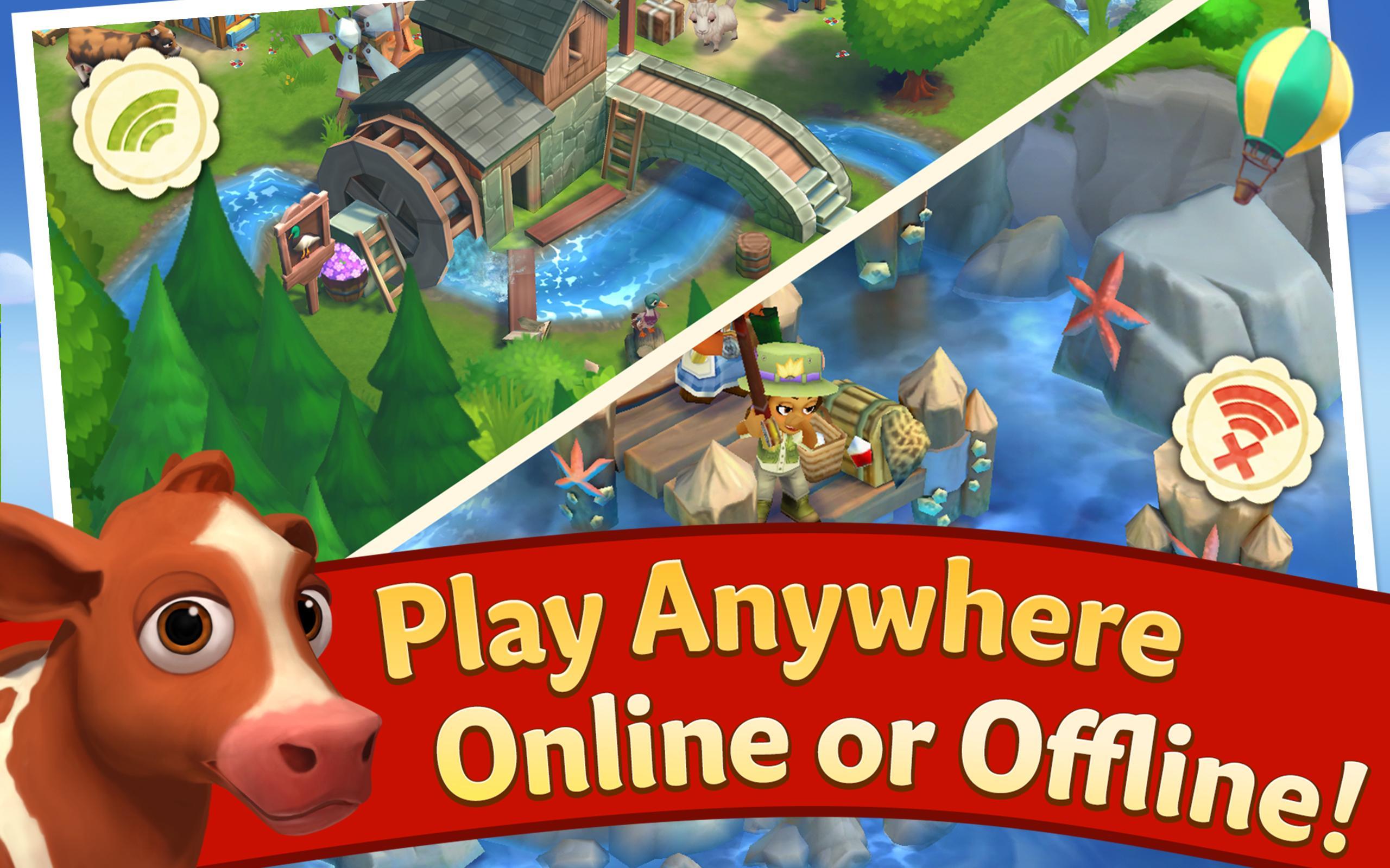Captura de Tela do Jogo FarmVille 2 Aventuras no Campo