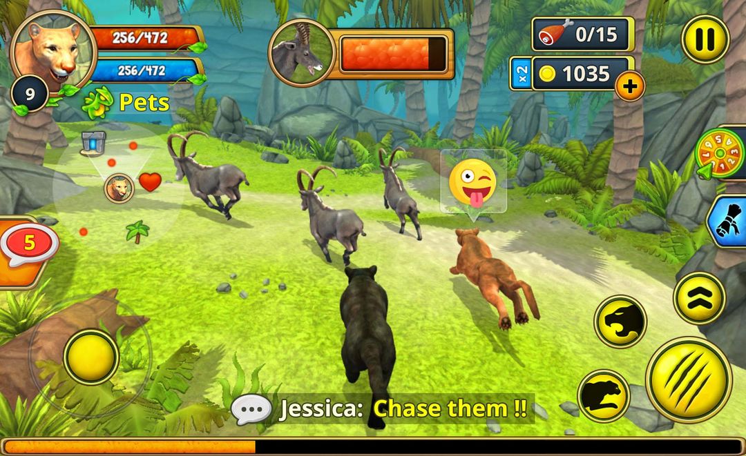 Puma Family Sim Online screenshot game
