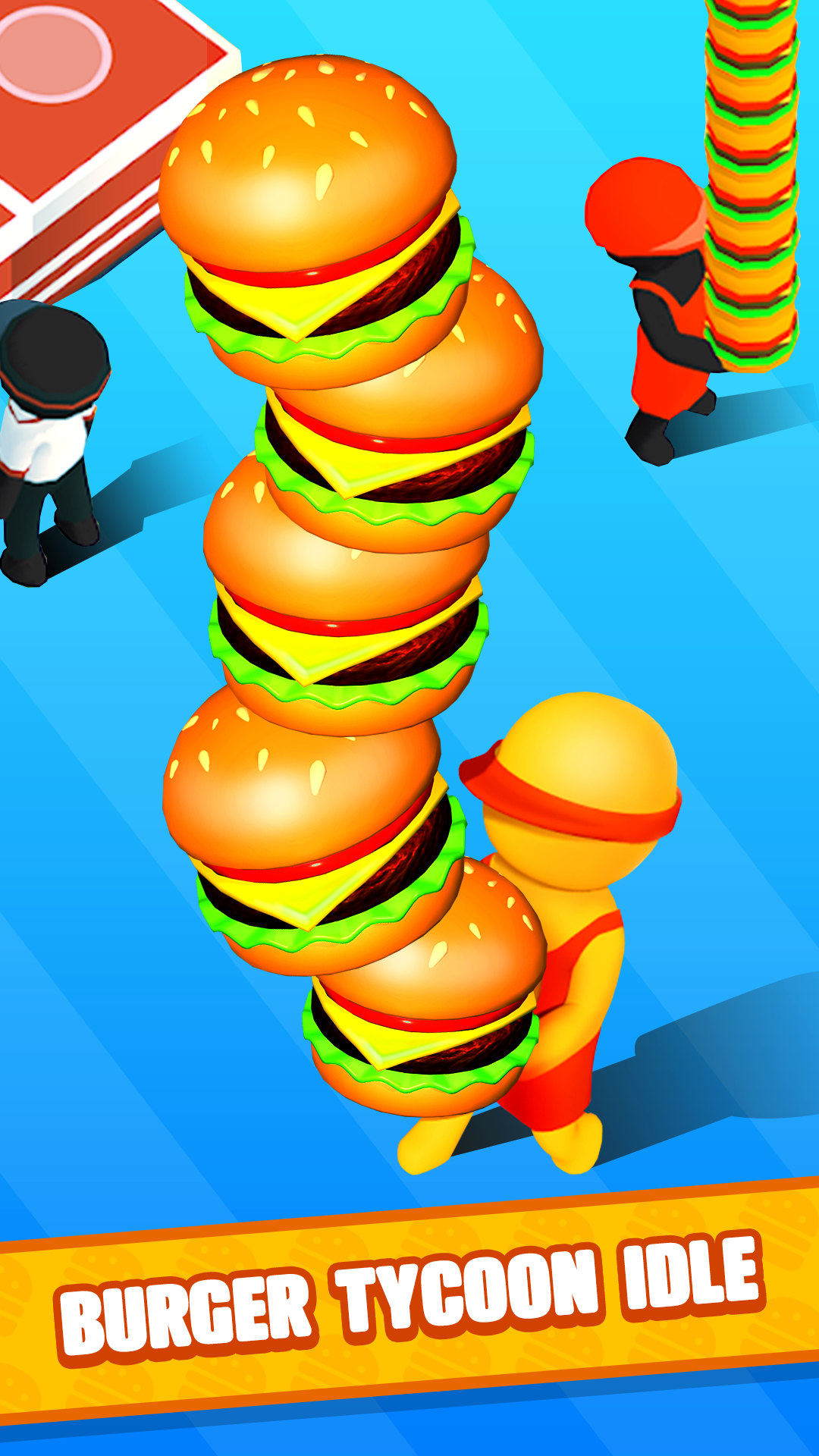 Burger Tycoon Idle ゲームのスクリーンショット