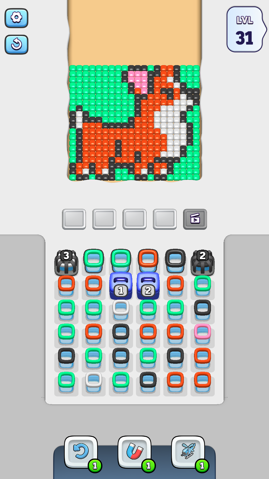 Pixel Sort: Color Sorting Game Game Screenshot