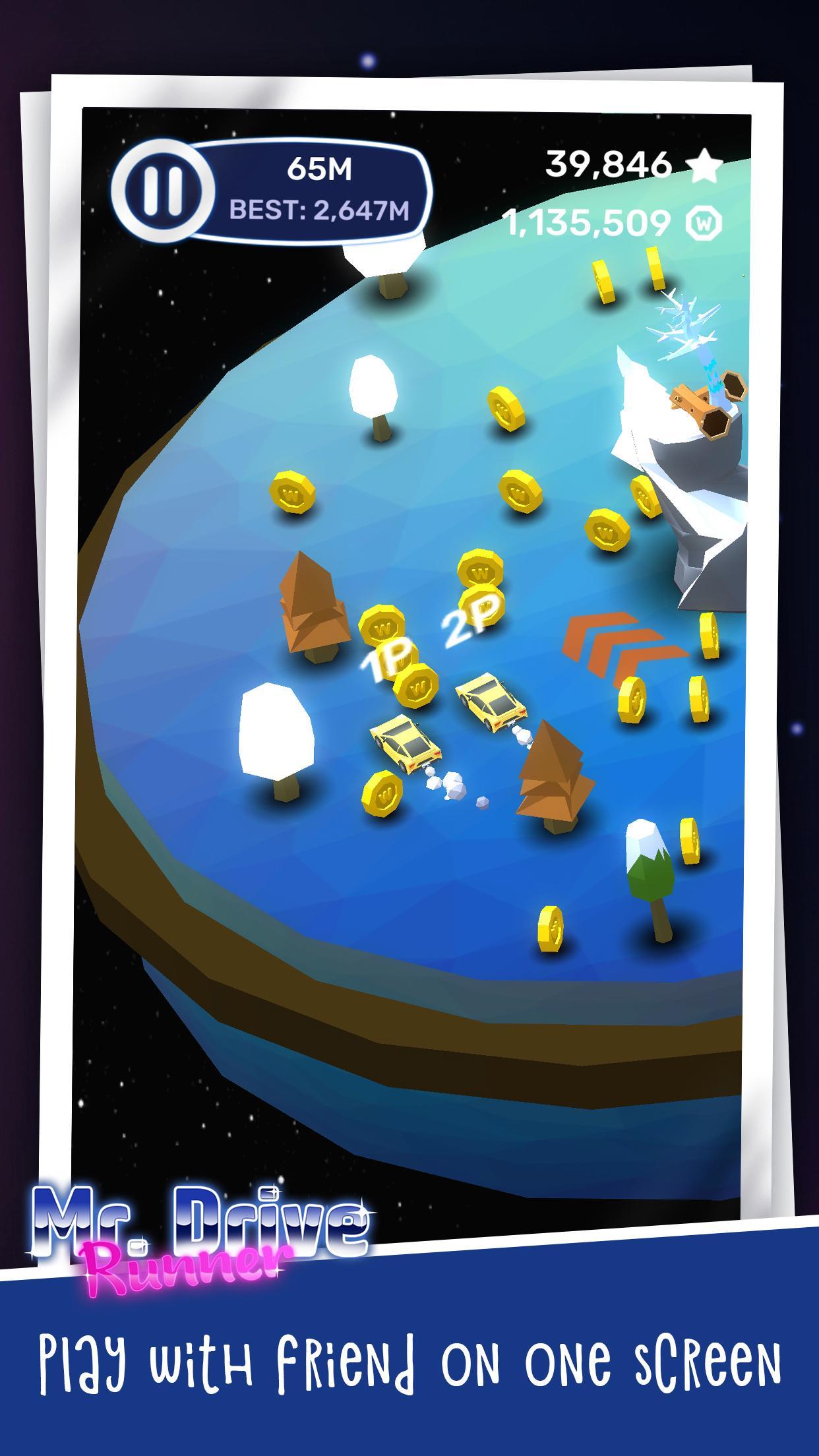 Mr. Drive Runner - farmer fight the meteor rain Game Screenshot