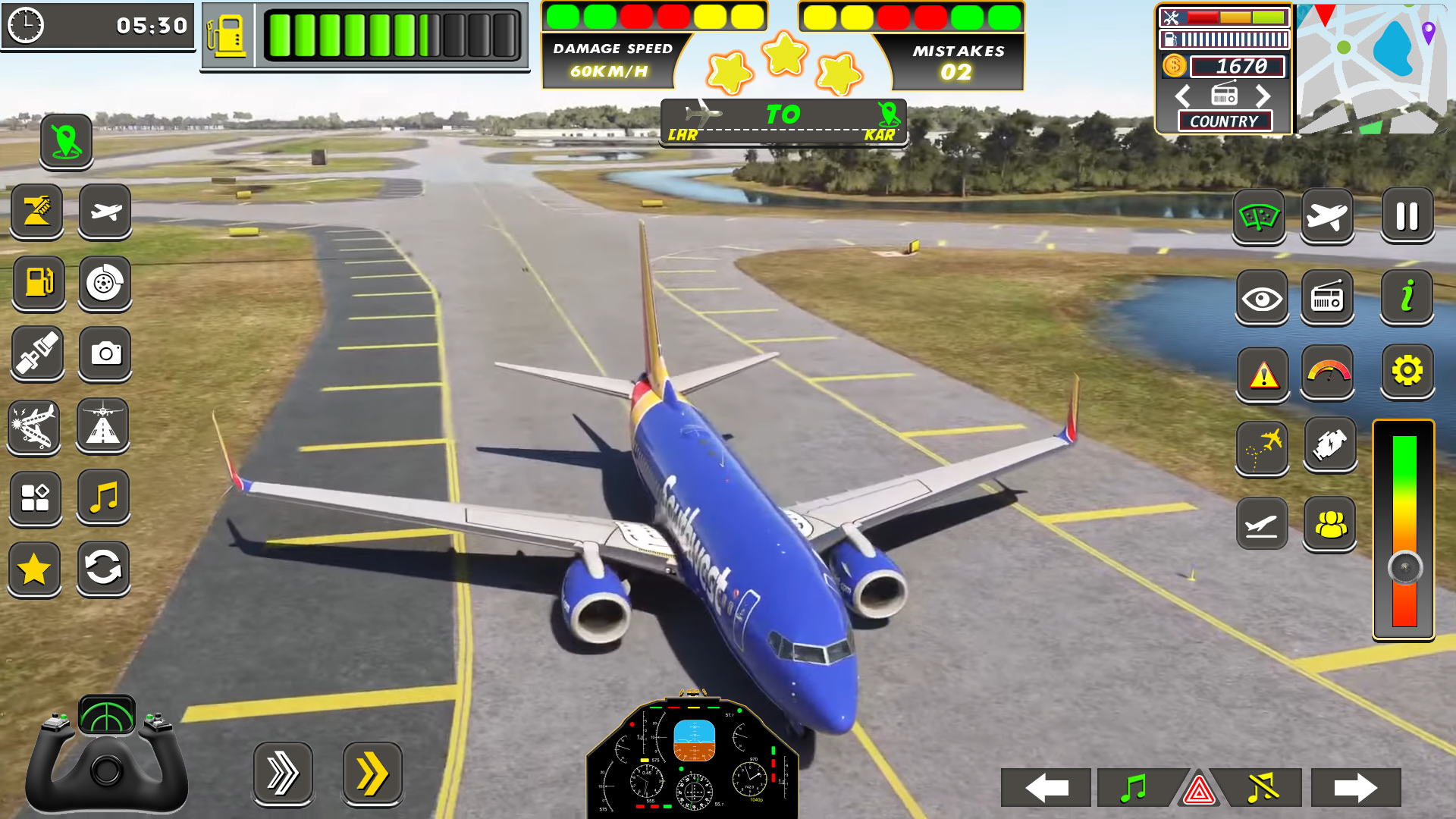 Airplane Games : Flight Sim 3D ภาพหน้าจอเกม