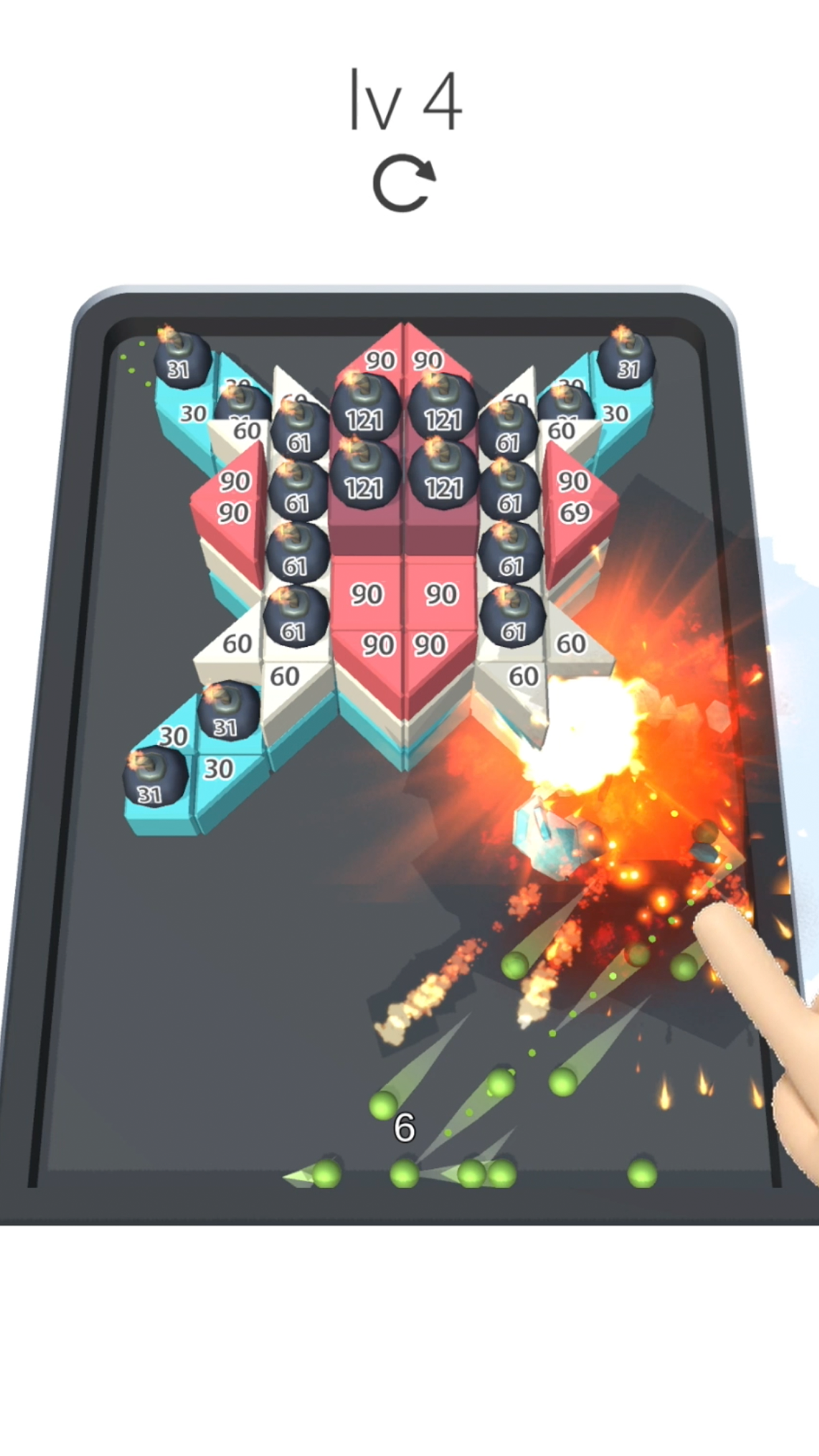 Super Balls - 3D Brick Breaker Game Screenshot