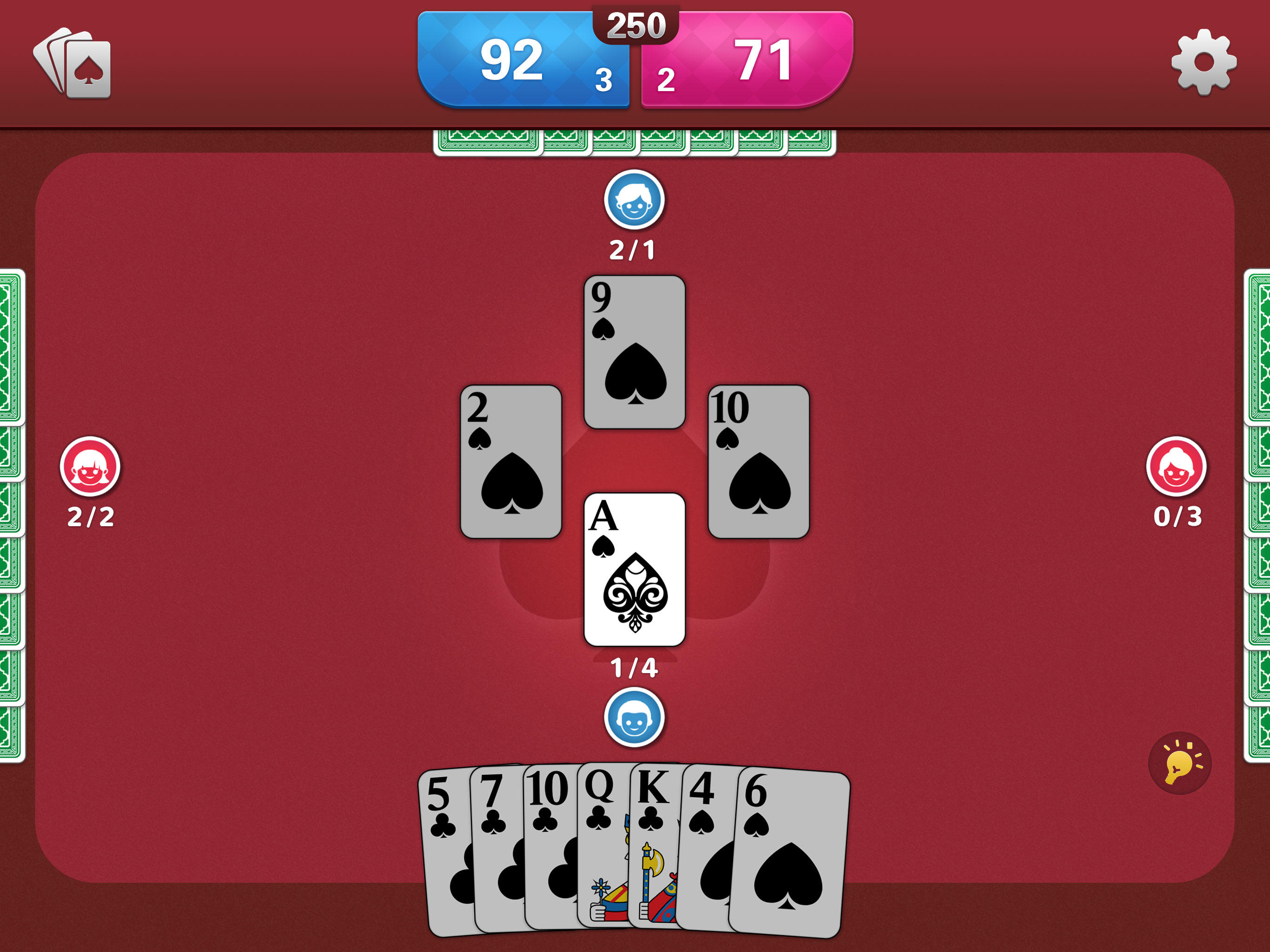 Spades: Classic Card Game 2025 Game Screenshot