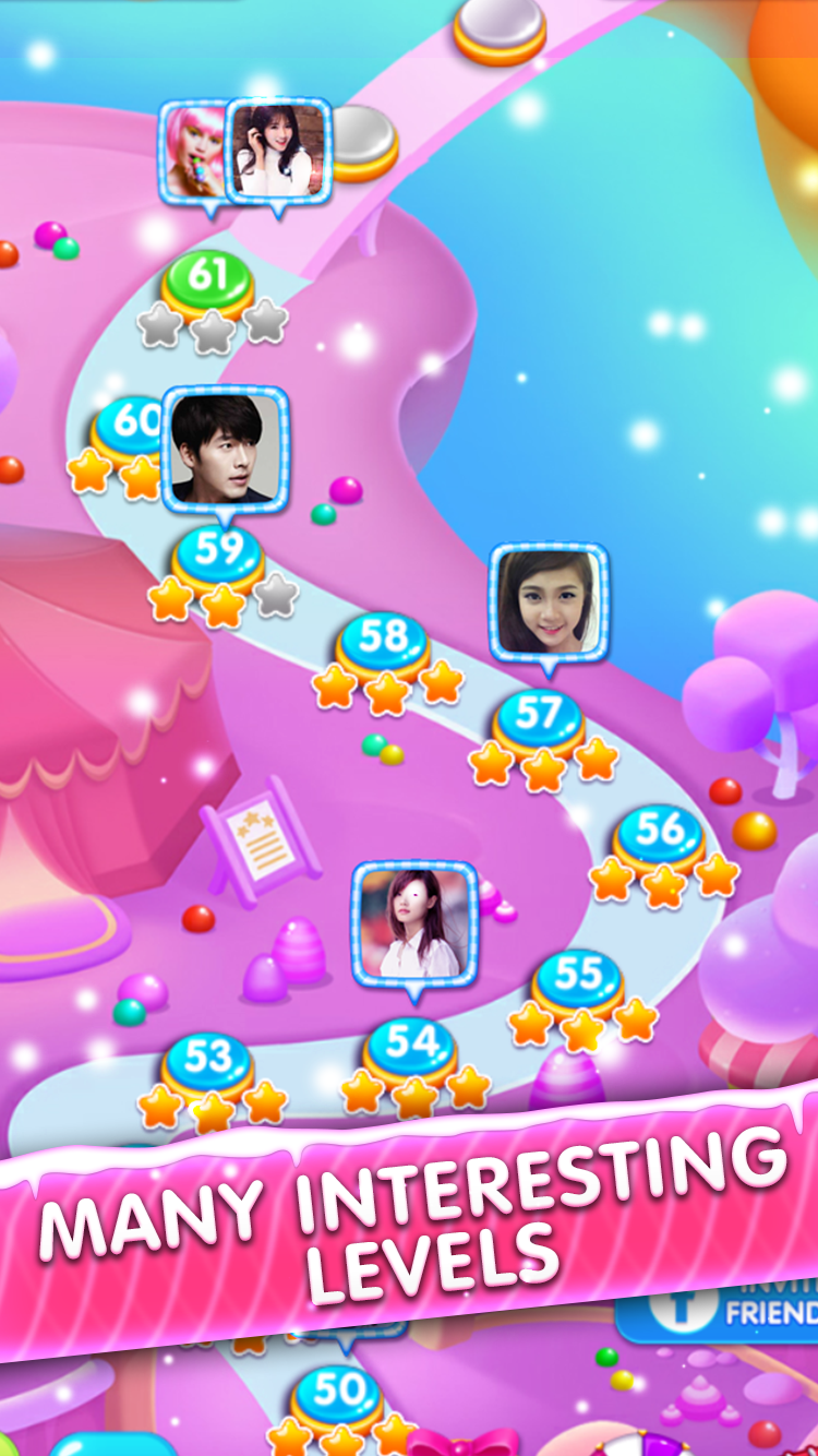 Candy Happy Day 2018 Game Screenshot