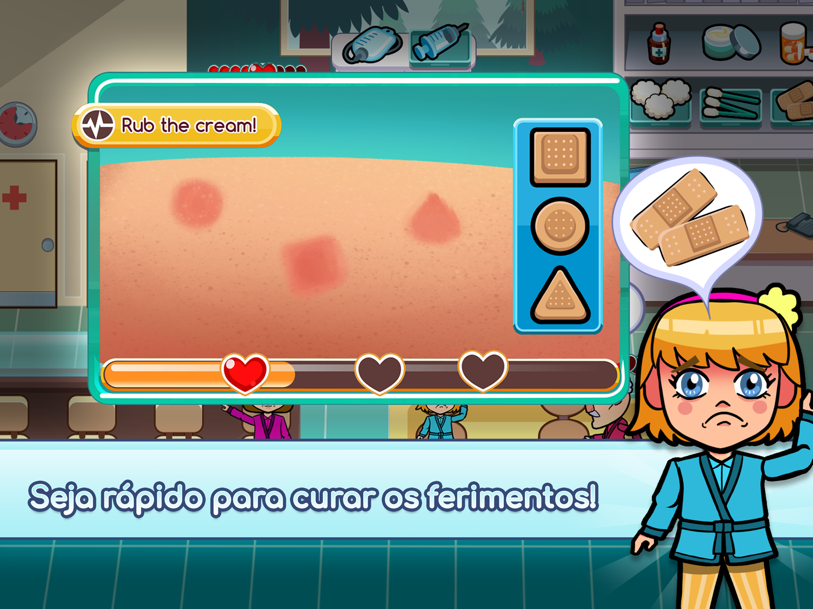 Captura de Tela do Jogo Hospital Dash Tycoon Simulator
