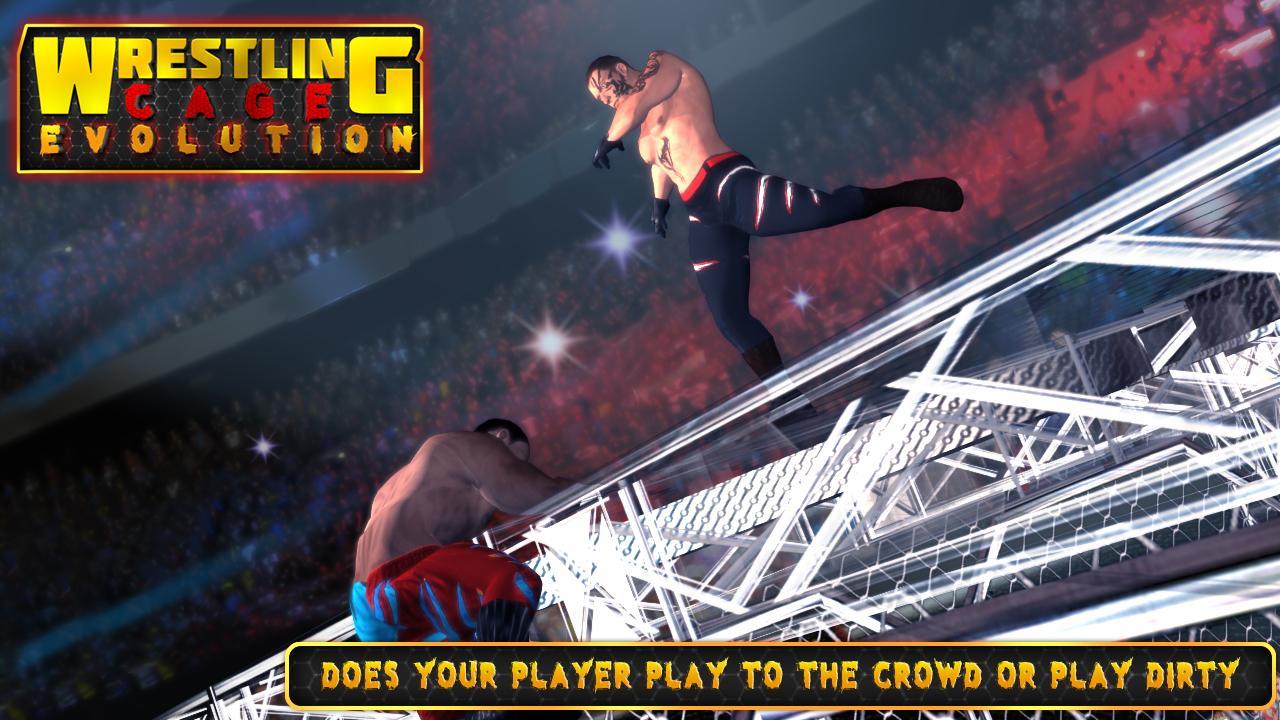 WRESTLING CAGE EVOLUTION - WRESTLING GAMES & FIGHT Game Screenshot