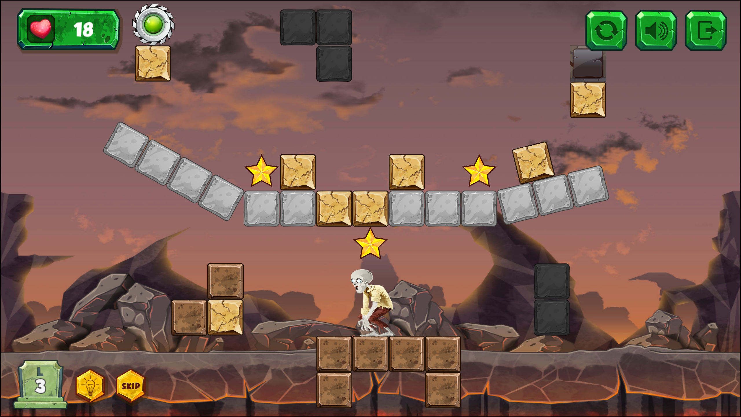 Zombies Hunter: Puzzle Game ภาพหน้าจอเกม