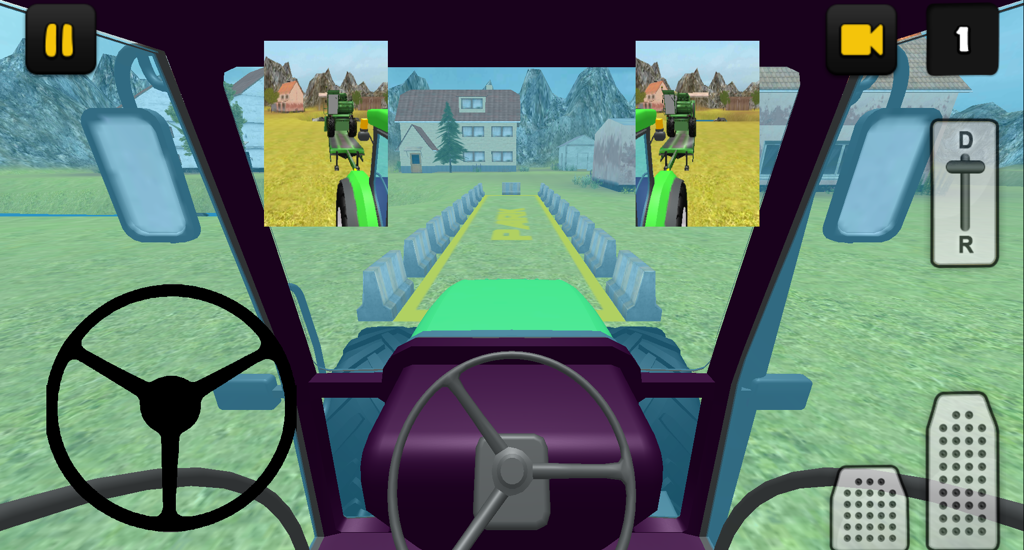 Tractor Simulator 3D: Harveste 게임 스크린샷