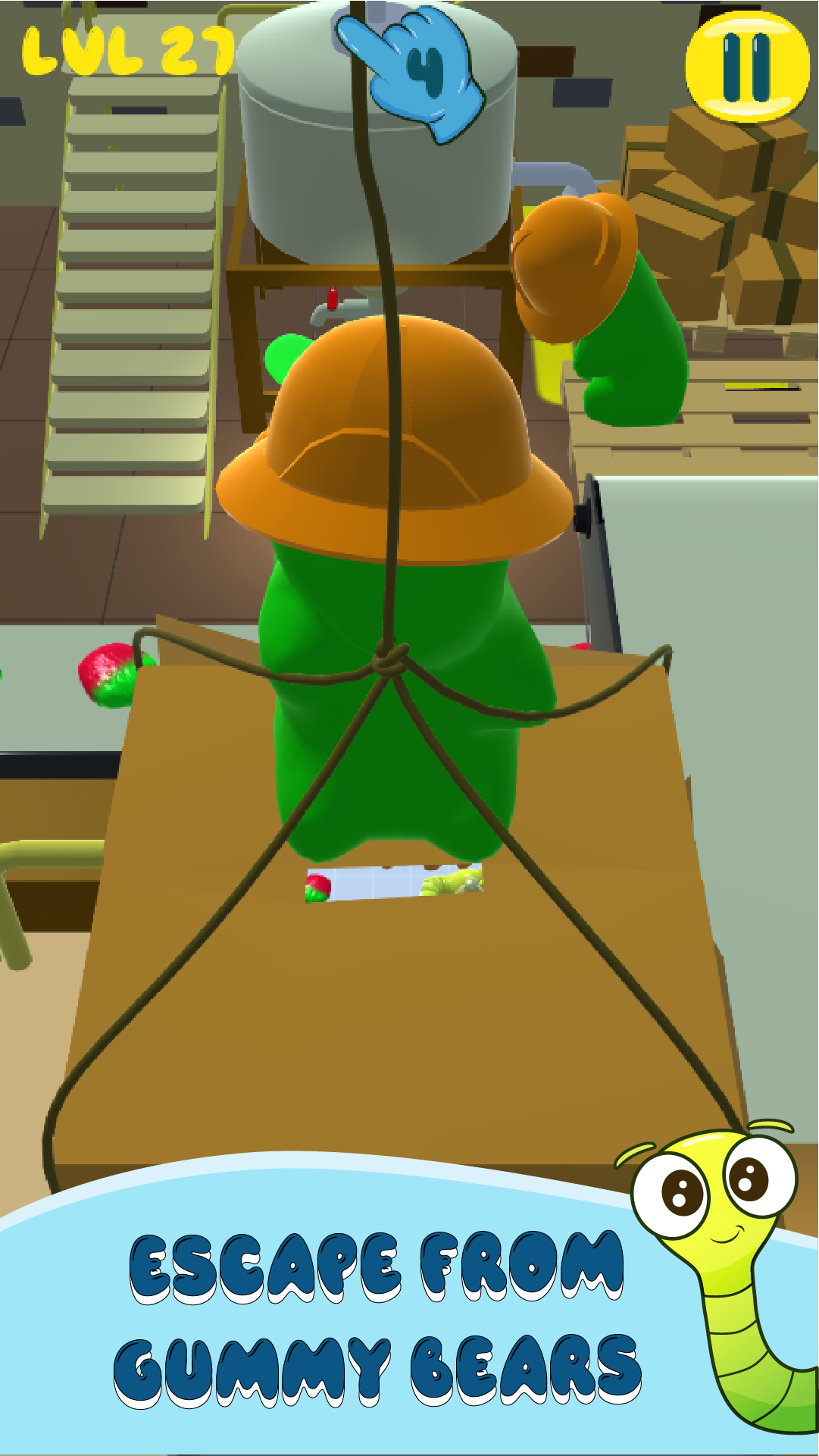 Cuplikan Layar Game Jelly Rush - Candy factory