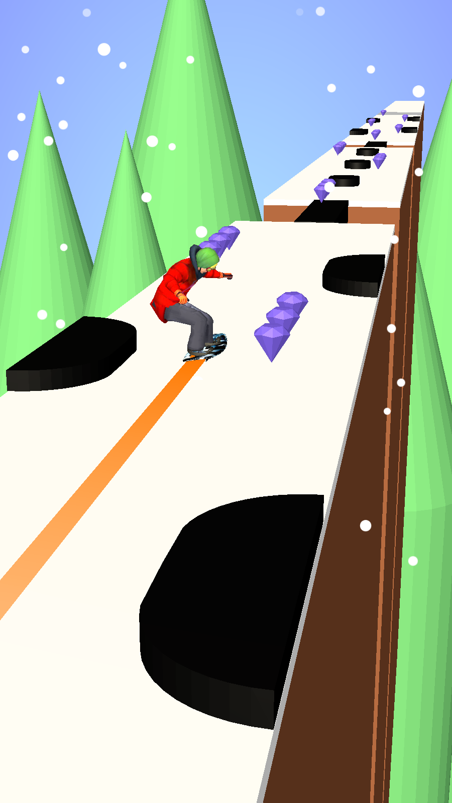 Cuplikan Layar Game Snowboard 3D