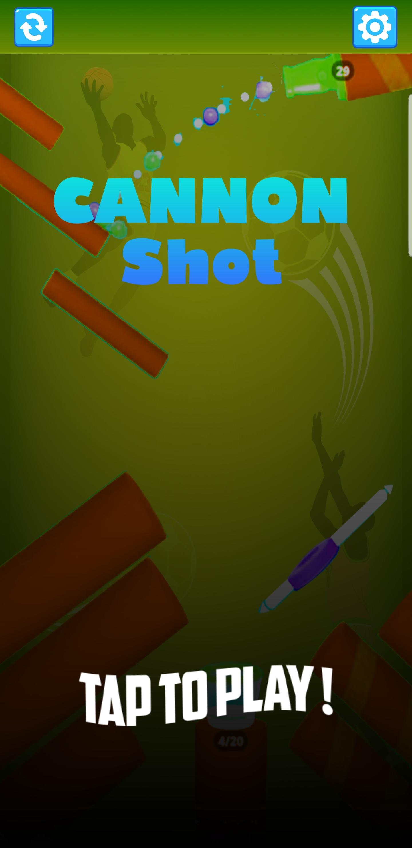 Скриншот игры Cannon Shot 3D