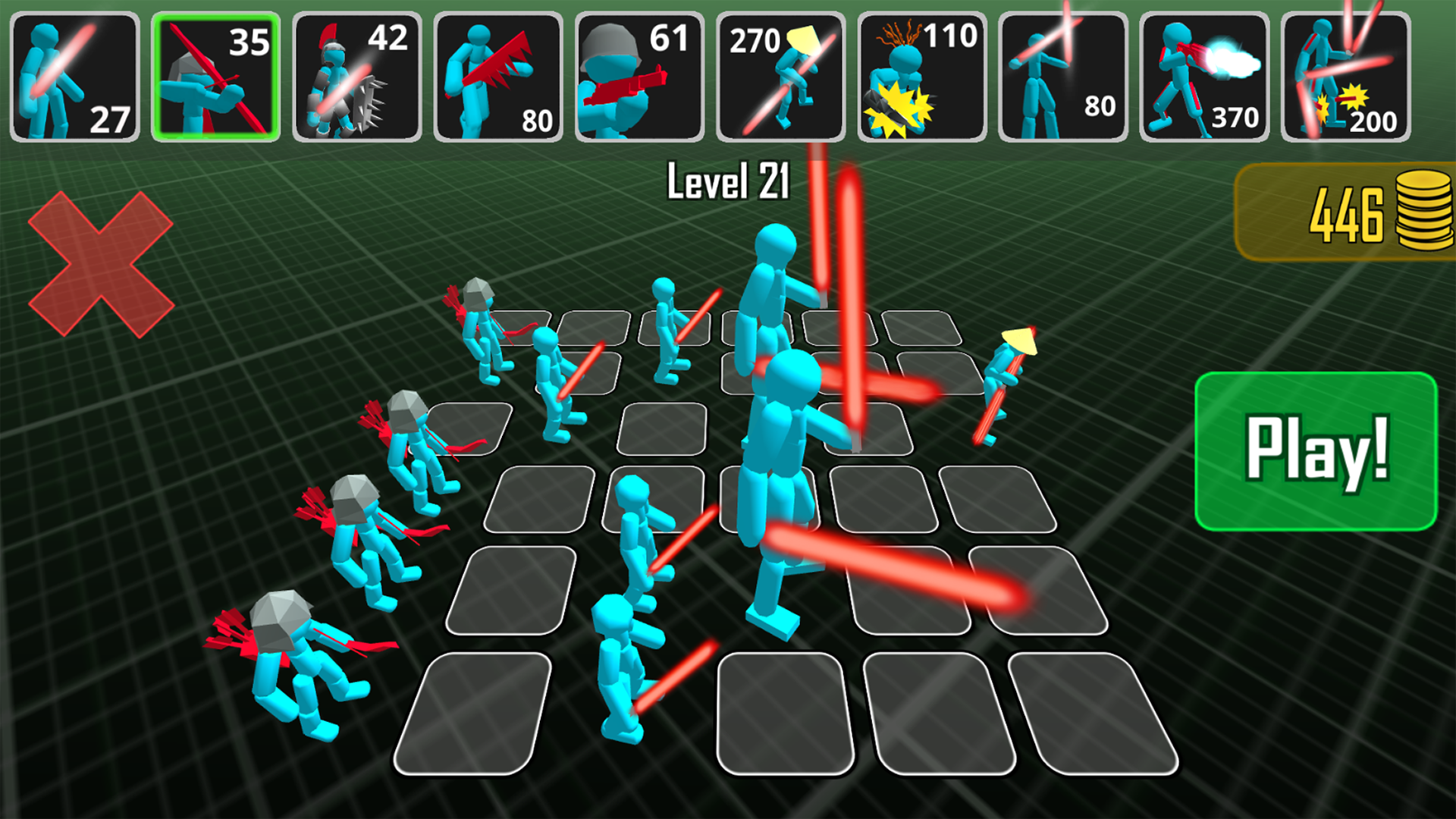 Скриншот игры Stickman Simulator Neon Battle