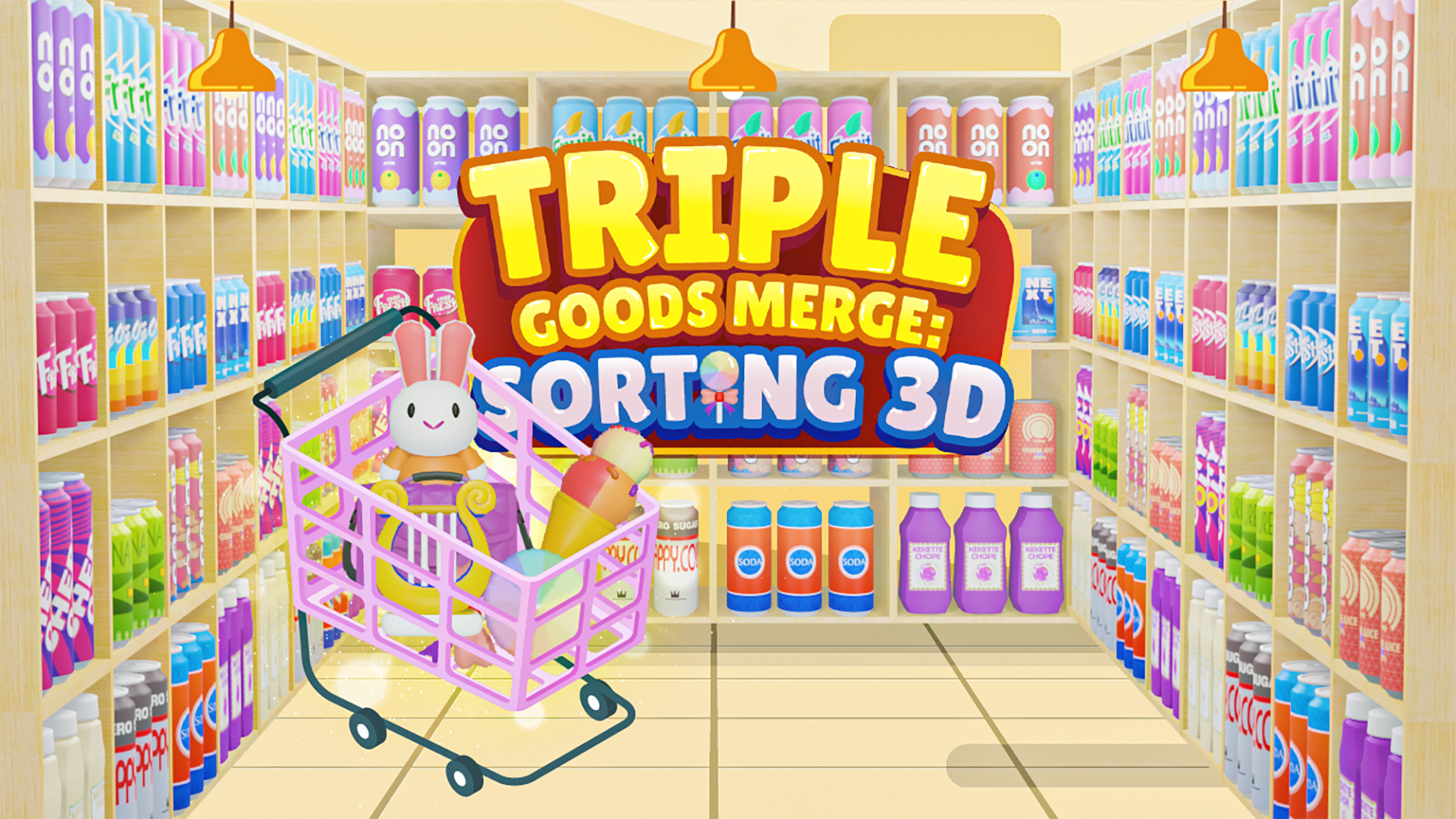 Triple Goods Merge: Sorting 3D Game Screenshot