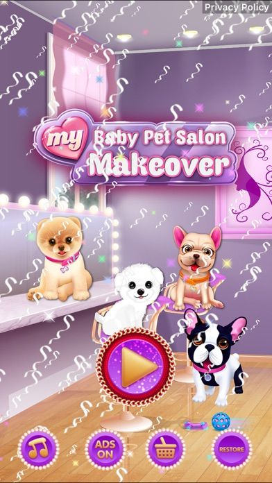 Screenshot of My Baby Pet Salon Makeover
