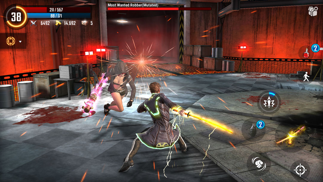 CyberWar: Cyberpunk Survivor screenshot game