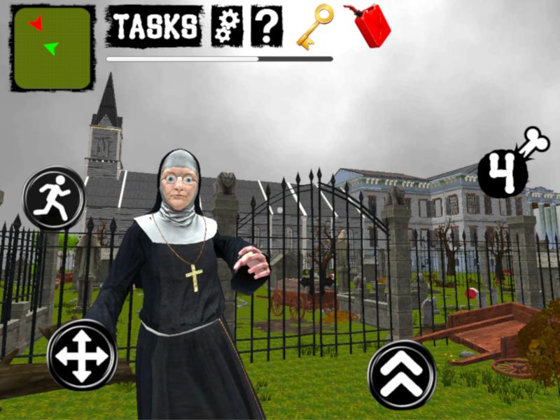 Nun Neighbor Escape from Evil screenshot game