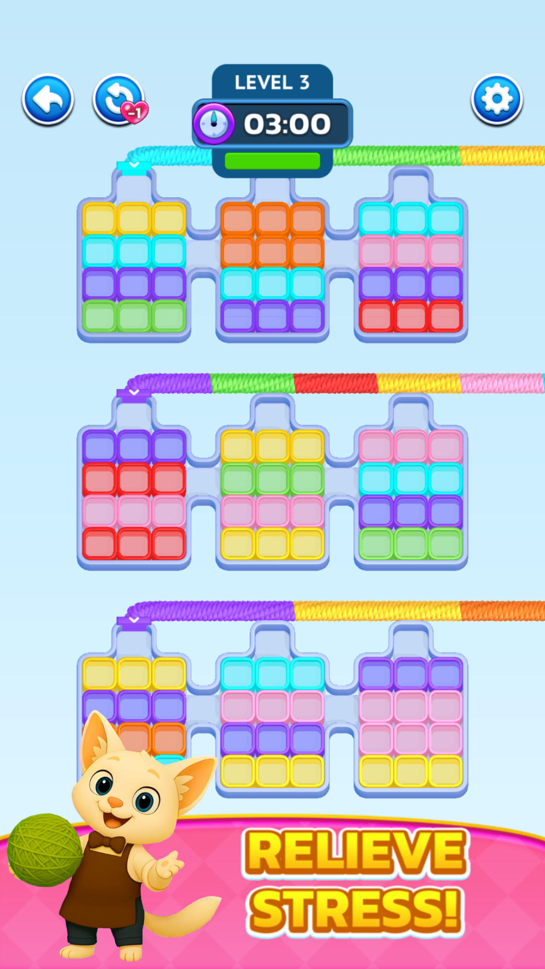 Wool Away：Color Puzzle Game Screenshot