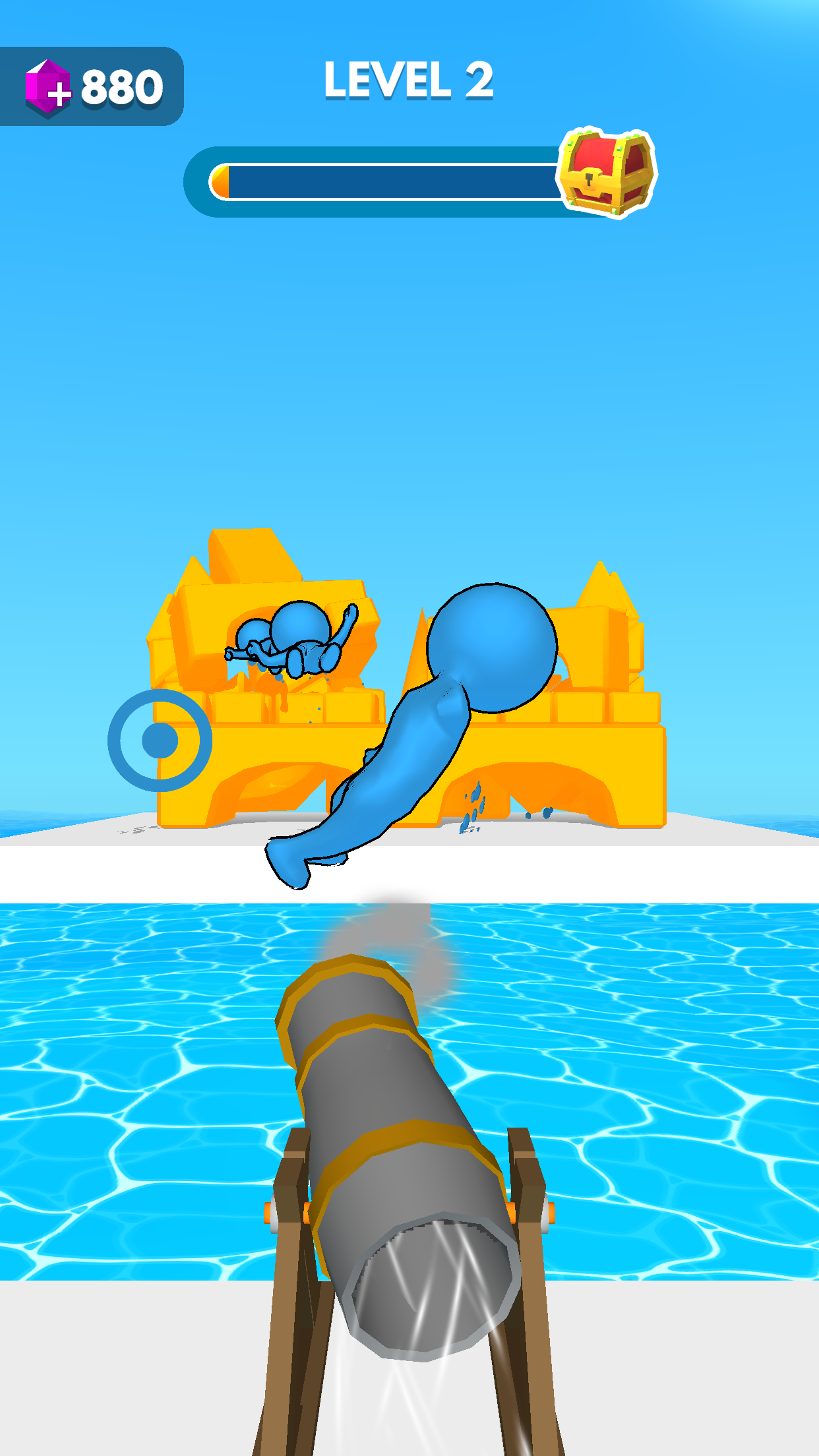 Crowd Battle 3D Game Screenshot