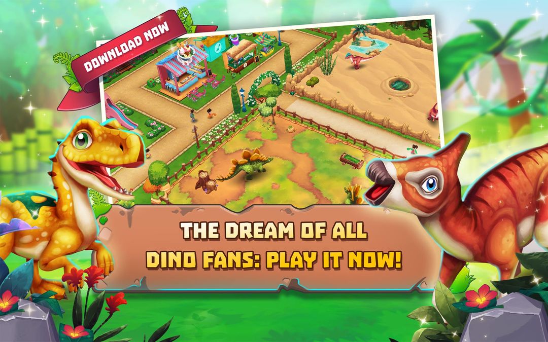 Dinosaur Park – Primeval Zoo 게임 스크린 샷