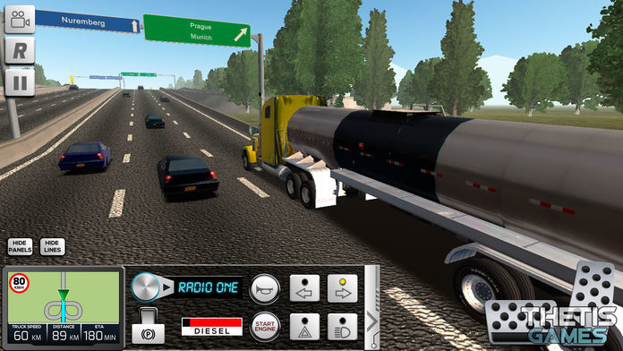 Truck Simulator Europe 2 HD 게임 스크린 샷