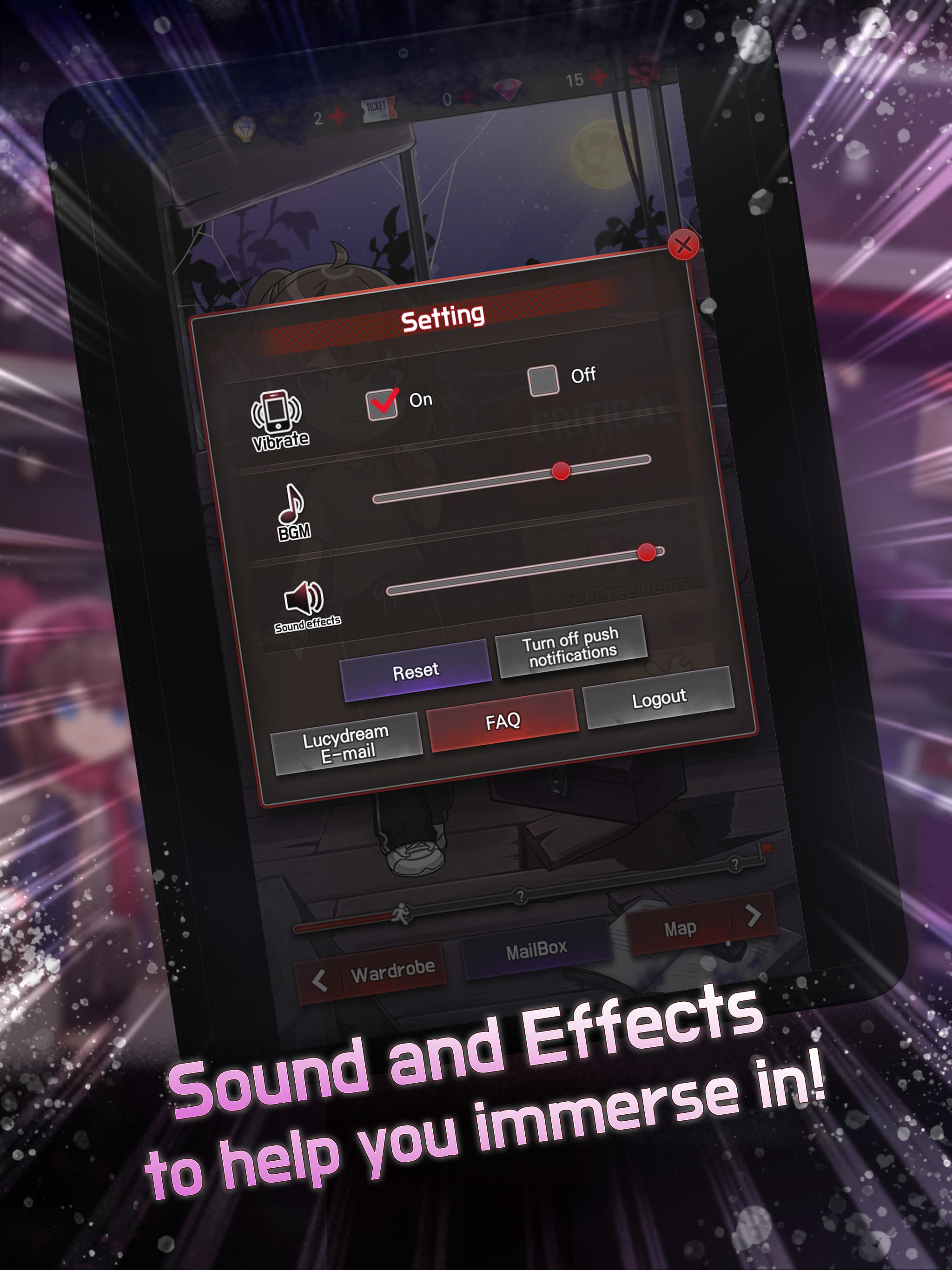 Dangerous Fellows:Otome Game Game Screenshot