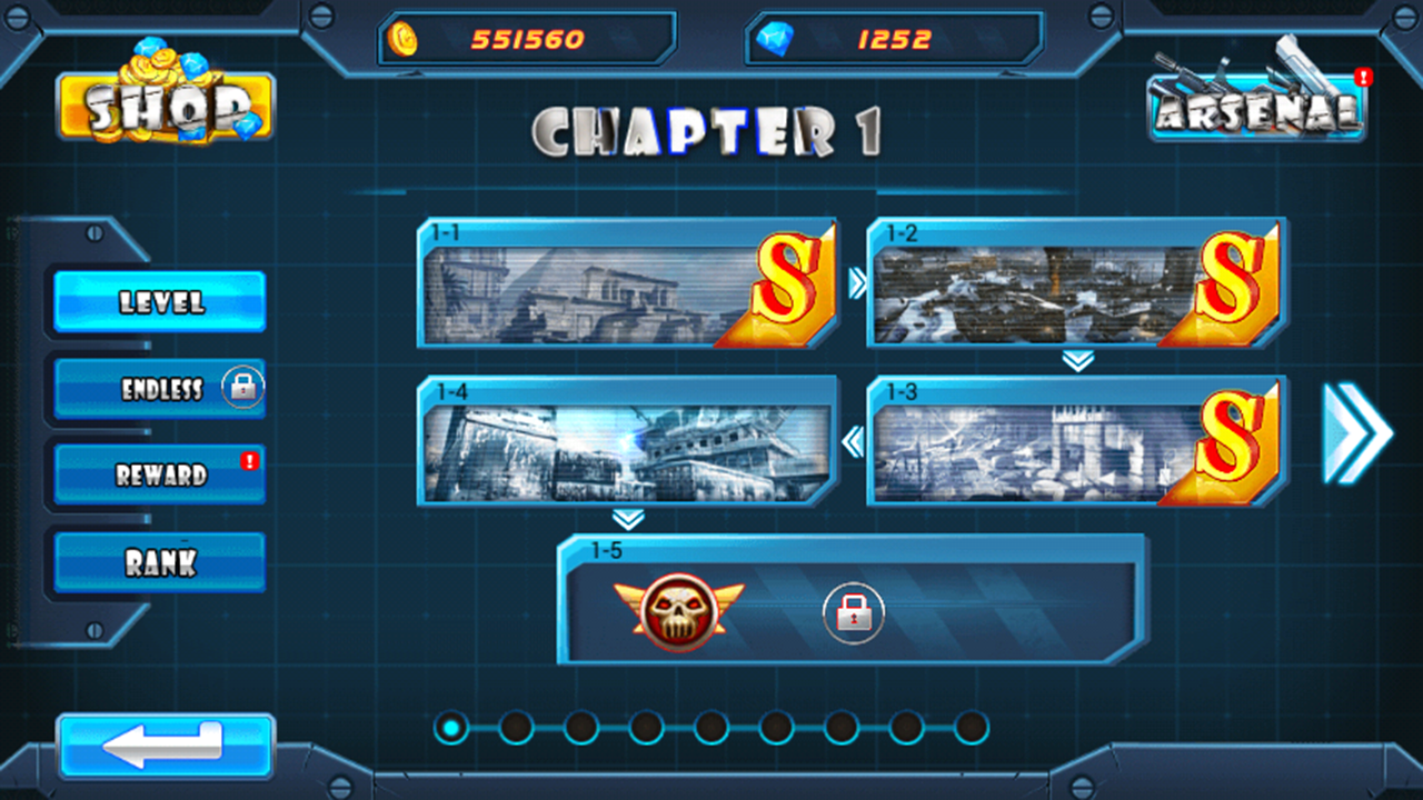 Fire Strike Shooter ゲームのスクリーンショット