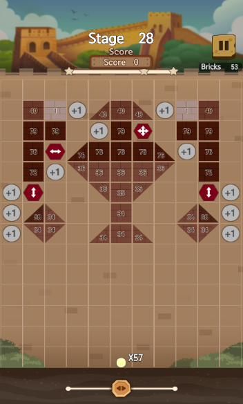 Castle Brick Breaker Game Screenshot