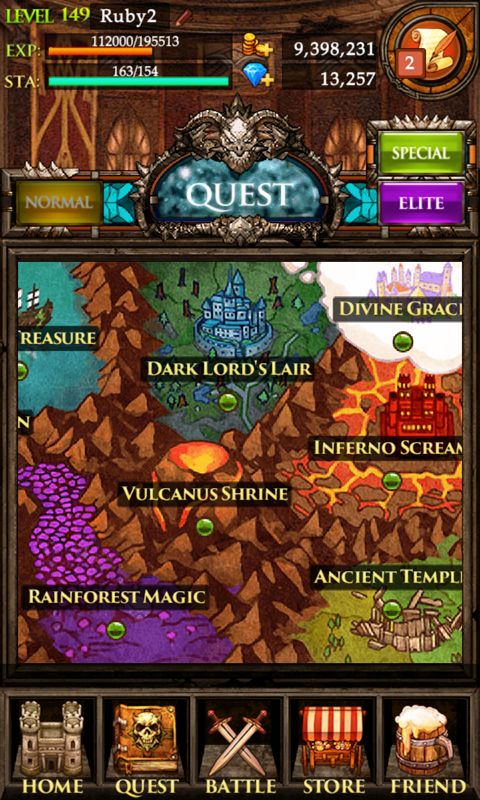 Hero of Legends screenshot game