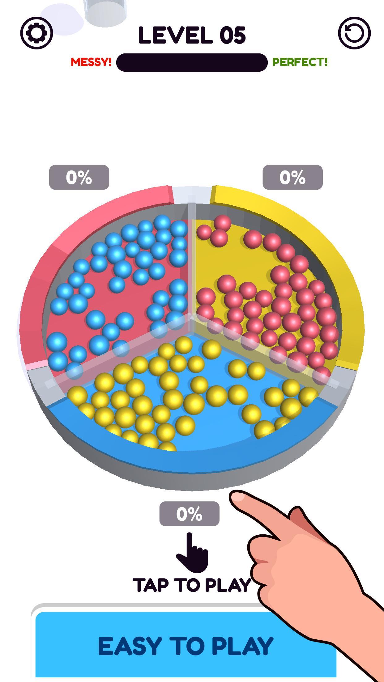 Bead Sort ゲームのスクリーンショット