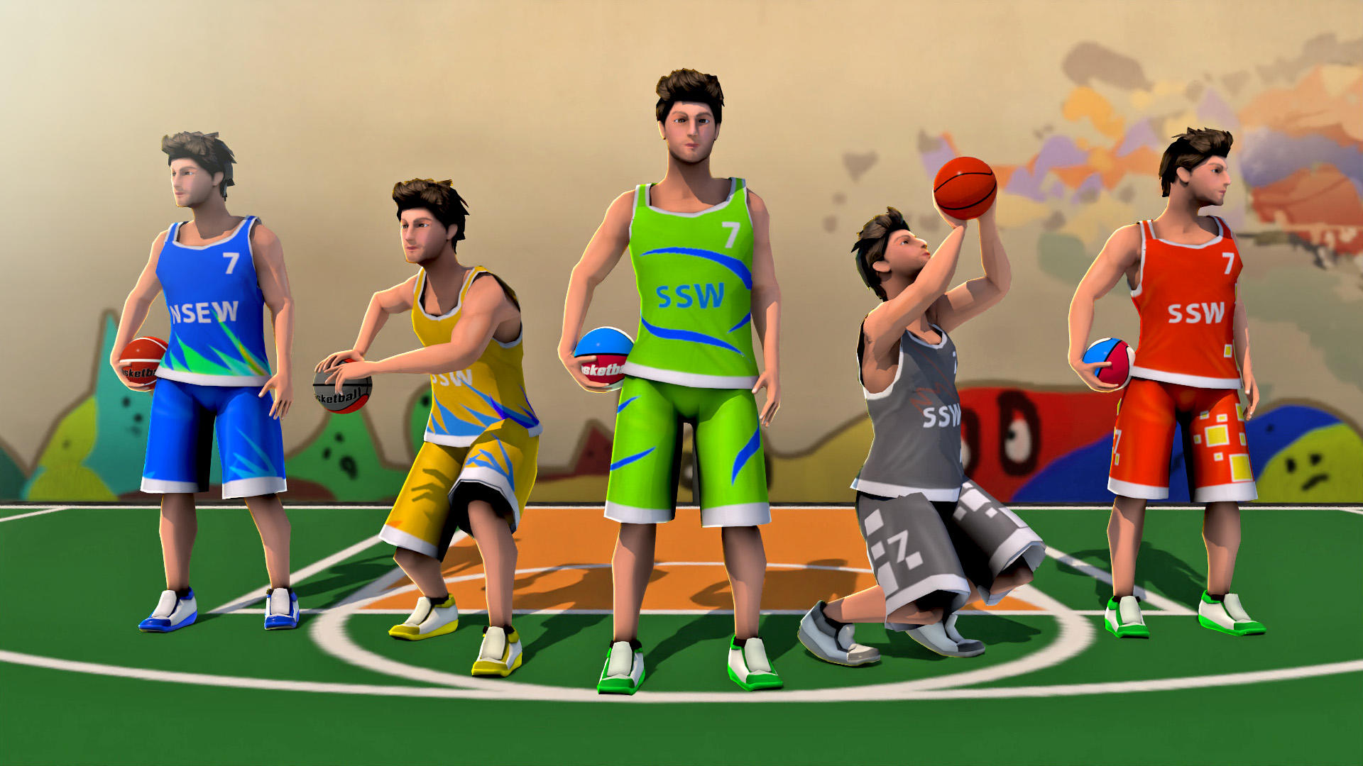 Basket Ball Game Hero Game Screenshot
