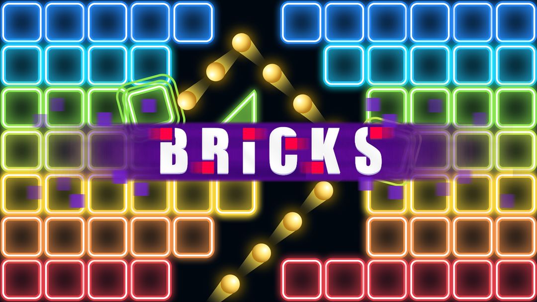 Bricks Breaker - Free Classic Ball Shooter Game ภาพหน้าจอเกม