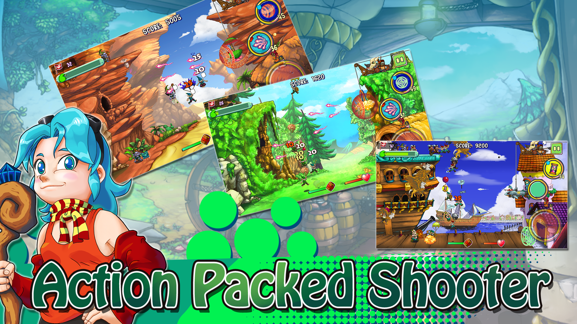 Cuplikan Layar Game Gnome More War Defense Shooter