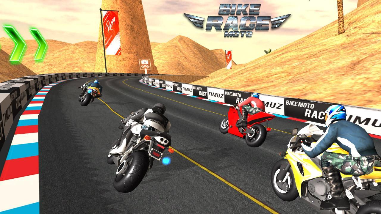 Screenshot 1 of Fahrrad-Moto-Rennen 1.0.4