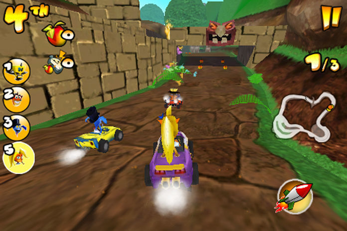 Crash Bandicoot Nitro Kart 2 게임 스크린 샷